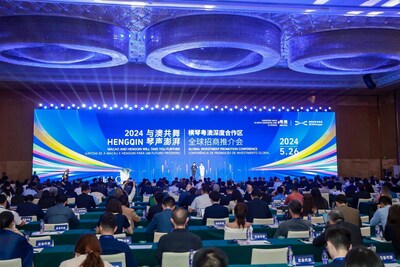 Inauguração da Conferência de Promoção de Investimento Global 2024 em Hengqin (PRNewsfoto/Economic Development Bureau of the Guangdong-Macao In-Depth Cooperation Zone in Hengqin)