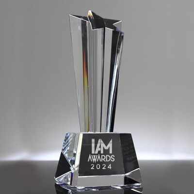 IAM Awards Trophy.