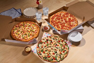 Domino’s 50% off deal is available on all menu-priced pizzas, including any crust type and size, ordered online.
