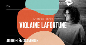 Violaine Lafortune reçoit le Prix du CALQ - Artiste de l'année en Abitibi-Témiscamingue