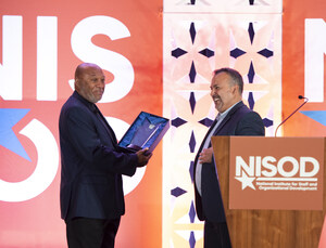 National University Recognizes Dr. Edward J. Leach with Pathways to Possibility Partnership Award at 2024 NISOD Conference