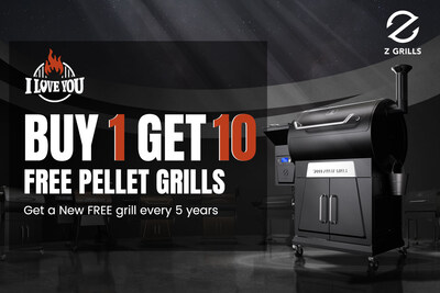Z Grills Announces Unprecedented “Buy 1, Get 10 Grills” Promotion, Unlocking a Lifetime of Easier Grilling!