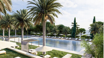Unwind by the pool at Four Seasons Resort Mallorca at Formentor, opening this Summer