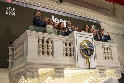 The Jeep® brand took over the NYSE as Jeep® Brand CEO Antonio Filosa rang the opening bell to celebrate the opening of reservations of the all-new, all-electric 2024 Jeep Wagoneer S Launch Edition, arriving in the U.S. and Canada in the fall. Customers who want to be the first to experience the 3.4 second 0-60 mph acceleration, 617 lb.-ft of instant torque and targeted range of 300+ miles can reserve one now at jeep.com. Used with permission of NYSE Group.