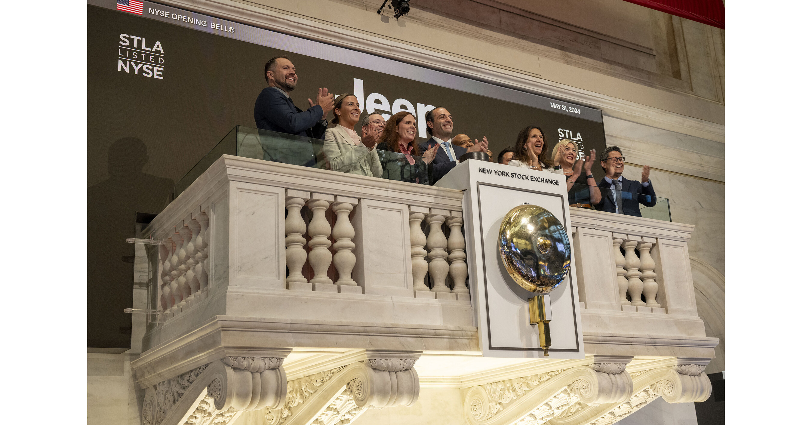 New York Stock Exchange Opening Bell Rings to Celebrate the Allnew