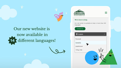 Our new website is now available in 14 different languages.