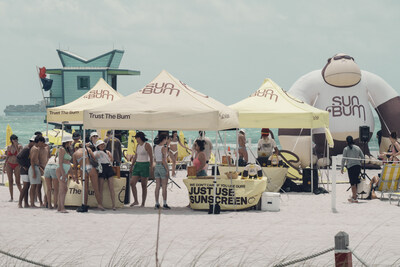Sun Bum's Miami Beach Takeover event