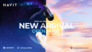 Define Chic Comfort - HAVIT Launches New OPENBUDS 1 Open-Ear Clip Headphones