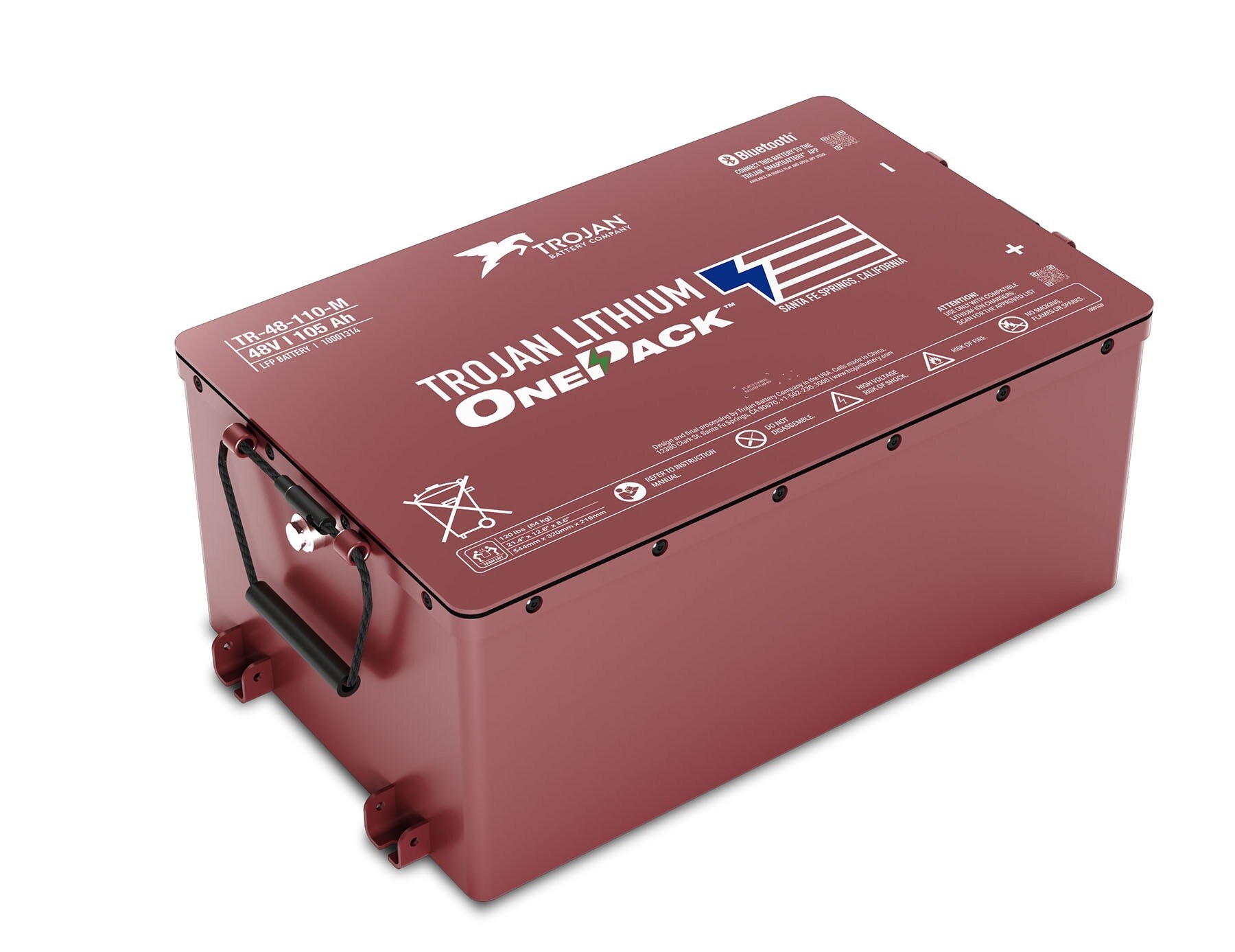 Trojan Battery Company's innovative Trojan Lithium OnePack™ battery, delivering enhanced performance for electric vehicles