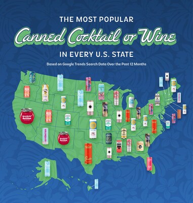 The Most Popular Canned Cocktail or Wine in Every U.S. State