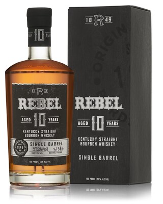 Lux Row Distillers announced the introduction of Rebel® 10-Year Single Barrel Bourbon, meticulously aged and hand bottled independently at 100 proof (50% ABV) for a unique flavor profile specific to each batch. The annual release will be available in a limited allocation later this month at a suggested retail price of $99.99 per 750mL bottle.