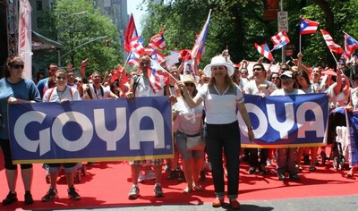 Goya Foods se complace en anunciar su patrocinio al emblemático Desfile Nacional Puertorriqueño, uno de los eventos culturales más grandes y populares de la ciudad de Nueva York, que atrae a cientos de miles de espectadores cada año y que se llevará a cabo el domingo 9 de junio de 2024 en Manhattan. (PRNewsfoto/Goya Foods, Inc.)