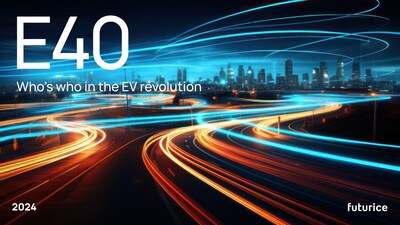 Futurice's new E40 report hails the EV innovators winning in 2024 (PRNewsfoto/Futurice UK)