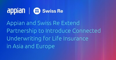 Appian and Swiss Re Extend Partnership to Introduce Connected Underwriting for Life Insurance in Asia Pacific and EMEA