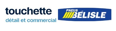Logos de Touchette Détail & Commercial et Pneus Bélisle (Groupe CNW/Groupe Touchette)