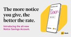 EQ Bank launches first-of-its-kind Notice Savings Account to help Canadians make more
