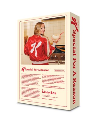 Back cover of the Molly Baz x Special K Limited Edition Cereal Box