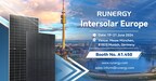 Runergy présentera ses derniers modules photovoltaïques à l'Intersolar Europe 2024