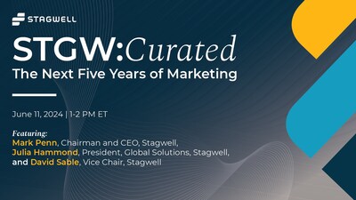 STGW CURATED is a new, ongoing webinar series convening top leaders and agency innovators from across Stagwell’s global network for discussions about our core capabilities – Digital Transformation, Creativity & Communications, Performance Media & Data, and Research & Consumer Insights – and the biggest opportunities facing the marketing services sector.