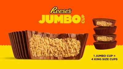 Reese's NEW Jumbo Cup, available for a limited time at select retailers nationwide this summer.
