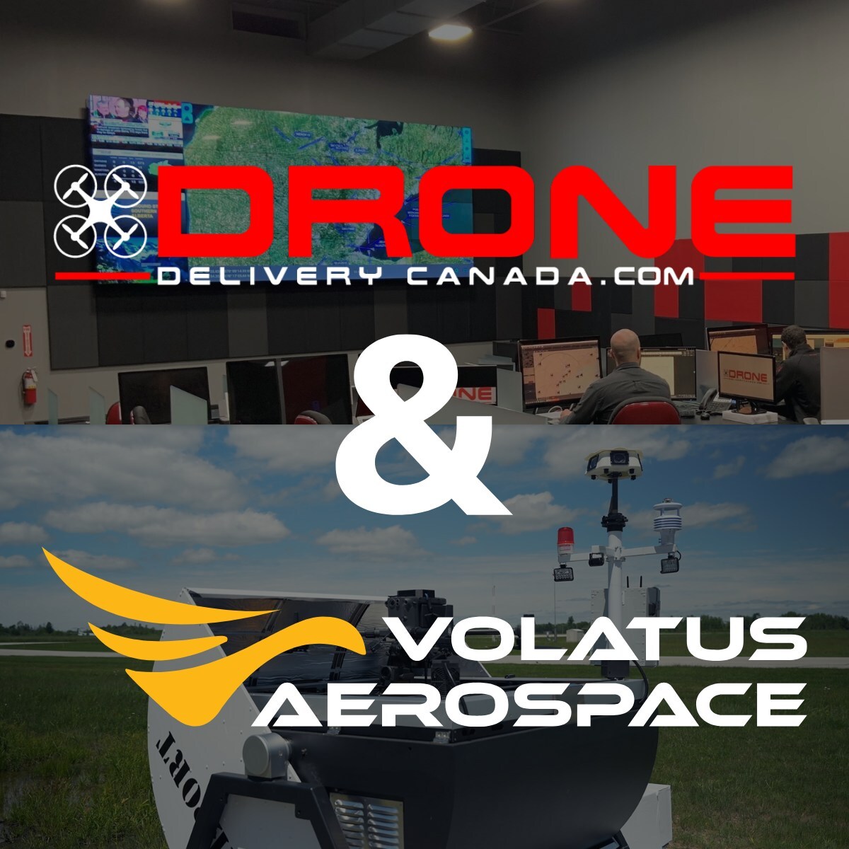 Drone Delivery Canada Corp. and Volatus Aerospace Corp. to Collaborate on Commercializing Drone Nesting Stations (CNW Group/Drone Delivery Canada Corp.)