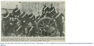 Le gouvernement du Canada reconnaît la création de la force militaire permanente du Canada comme un événement historique national