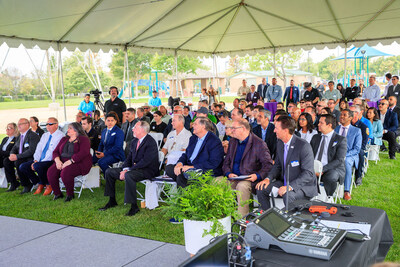Attendees at JCSD's recent groundbreaking event.