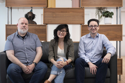 Sixfold founders: Brian Moseley, CTO; Jane Tran, COO; Alex Schmelkin, CEO