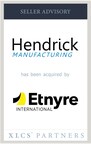 XLCS Partners advises Hendrick Manufacturing on sale to Etnyre International