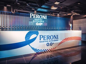 Peroni Nastro Azzurro 0.0 % apporte la passion italienne à Montréal aux amateurs de course avec La Maison Tifosi Nastro Azzurro 0.0 %