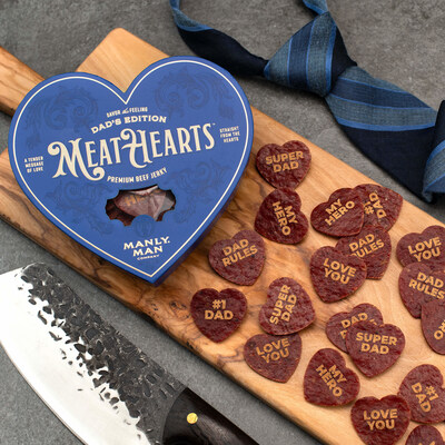 Beef Jerky Hearts, By Manly Man Co.