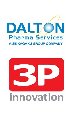 Dalton Pharma Services and 3P innovation Logos