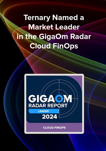 Ternary named a leader in the GigaOm Radar Report for Cloud FinOps