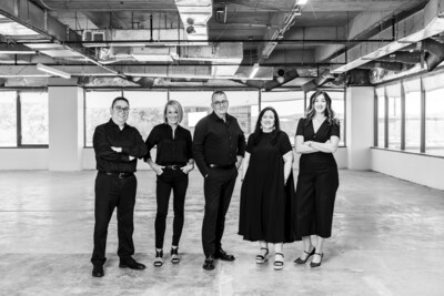 The principals of StudioSIX5: Jose Patiño, Karla M. Jackson, Dean Maddalena, Claire Richards, and Shauna Revo.