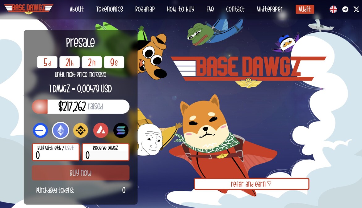 Newest Meme Coin on Base Chain, Base Dawgz Crypto Presale Raises $200k in  Minutes