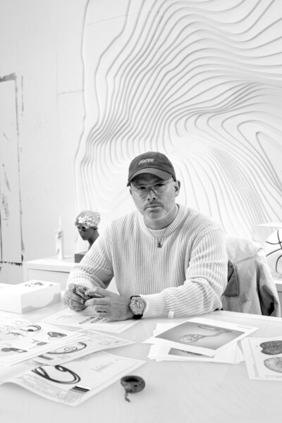 Hublot Ambassador Daniel Arsham at his Studio in New York City