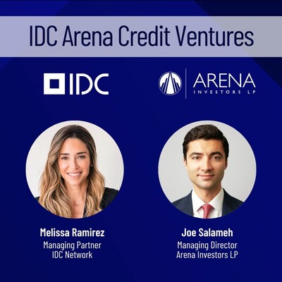 Melissa Ramirez, Managing Partner at IDC Network and Joe Salameh, Managing Director at Arena Investors LP.