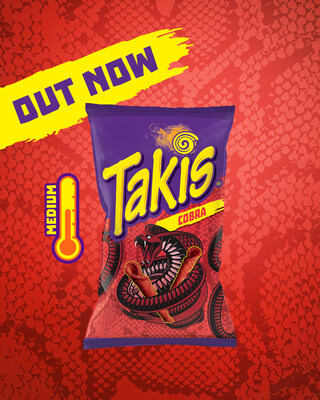 Takis Cobra is available exclusively at Kroger as of May 20 and at 7-Eleven starting July 8.