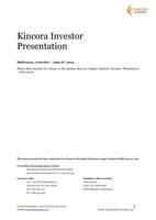 Investor Presentation - June 2024 (CNW Group/Kincora Copper Limited)