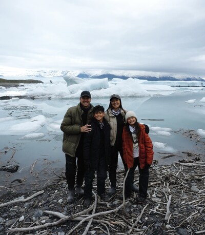 Denise and Stephen Otico of @partyof4sometimes2, along with their kids, traveled to Anchorage from San Diego on our new, weekly nonstop route that started in May.