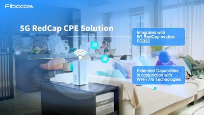 image 830837 26262985 Fibocom Propels 5G RedCap CPE Solution Integrated with Newly Launched RedCap Module FG332 and Wi-Fi 7/6 Technologies at Computex 2024