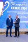 SSI Schaefer và Nahdi Medical Company Partnership (Liên doanh công ty y tế Nahdi) giành được danh hiệu Best Warehouse Automation (Công ty áp dụng tự động hóa kho hàng tốt nhất) tại lễ trao giải LogiSYM Award năm 2024