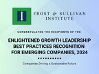 Frost & Sullivan Institute Announces Second Edition of Enlightened Growth Leadership Best Practices Recognition for Emerging Companies, 2024