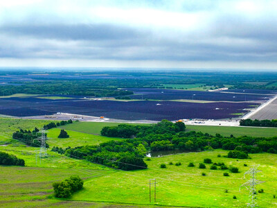 Copperhead Solar & Storage facility in Falls Conty, Texas.