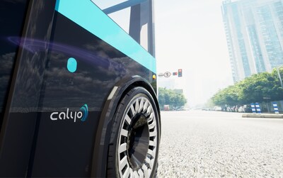 Calyo Pulse on Shuttle Bus