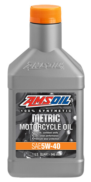 AMSOIL Adds 5W-40 Synthetic Metric Motorcycle Oil to Product Lineup