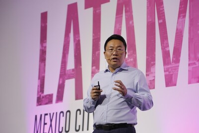 Daniel Zhou, presidente da Huawei América Latina, fez discurso de abertura