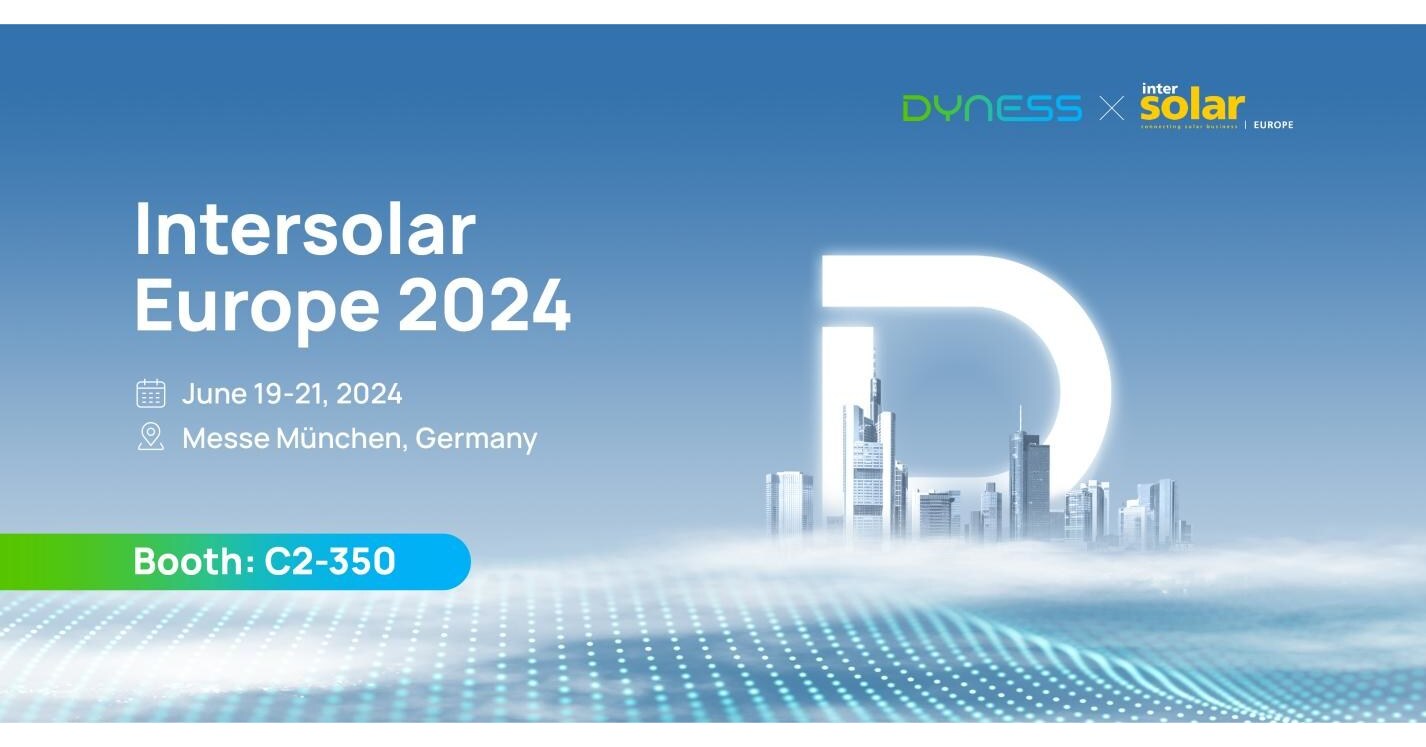 Dyness Set to Make Waves at Intersolar Europe 2024 with Breakthrough Energy Storage Solution