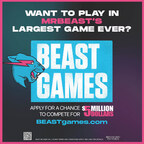MRBEAST AND MYSTICART PICTURES ARE NOW CASTING BEAST GAMES NATIONWIDE!