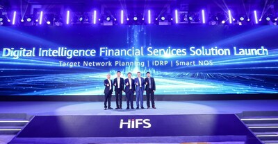 Lançamento da solução de inteligência digital para serviços financeiros (PRNewsfoto/HUAWEI)